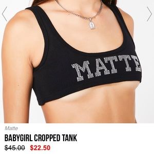 Matte Crop Tank